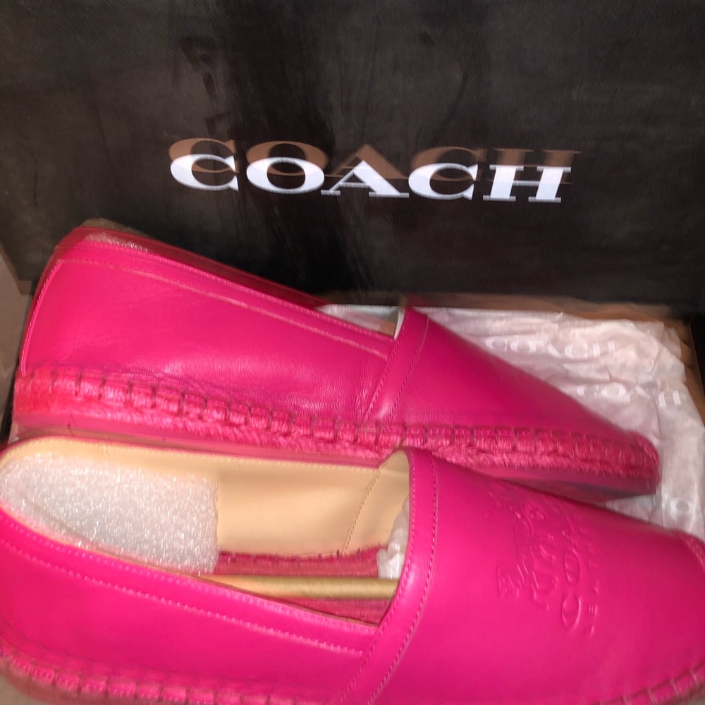 Coach Charlie Espadrille in Bold Pink - Picture 7 of 9